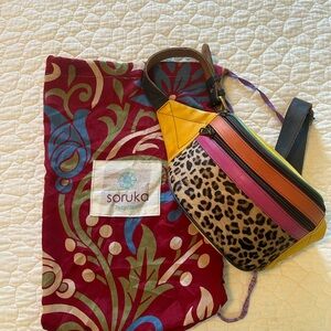Soruka recycled leather Fanny pack